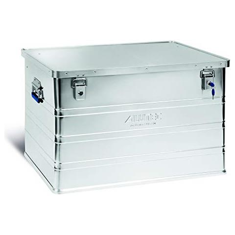Alutec München Alt Cl11186 Scatola In Alluminio Con Classic Serratura A Cilindro, 790 X 560 X 487 Millimetri, Argento, 186 Litri - Foto 1