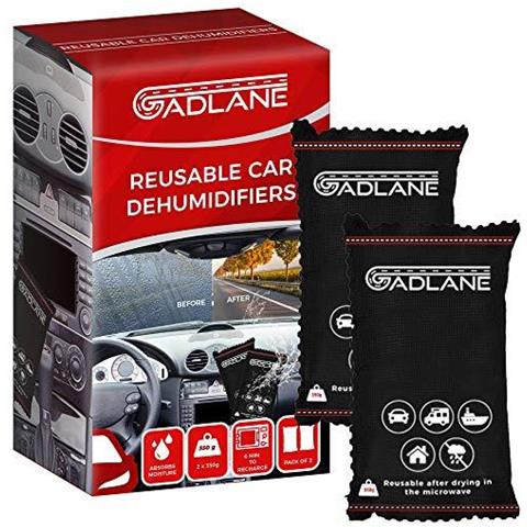 Riutilizzabile Auto Deumidificatore Cancella Elimina Foggy Parabrezza Umidit Damp Absorber Caravan Van Gel Di Silice 350g Borse (pacchetto Di 2) - Foto 1
