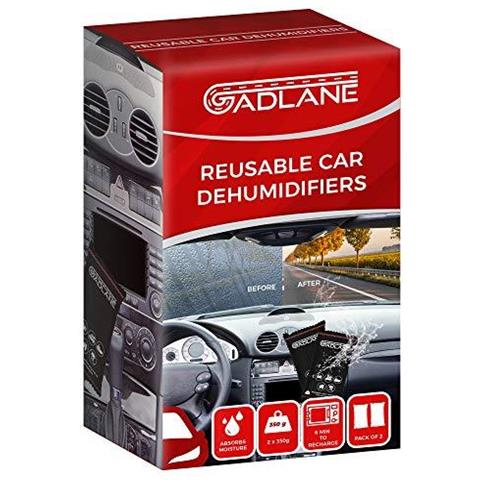 Riutilizzabile Auto Deumidificatore Cancella Elimina Foggy Parabrezza Umidit Damp Absorber Caravan Van Gel Di Silice 350g Borse (pacchetto Di 2) - Foto 4