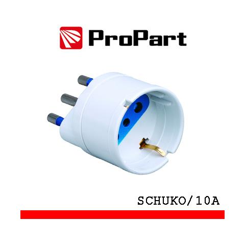 Adattatore Schuko Spina16a Polybag - Foto 1