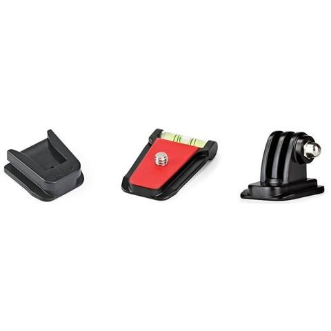 Kit Piastra Fotocamera 3k Nero, 1/4 "", Slitta Flash & Gopro - Foto 1