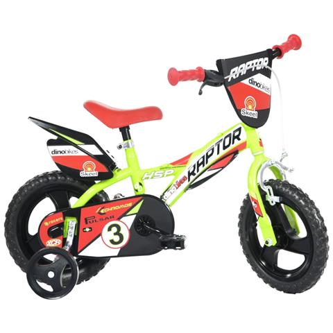 Bicicletta per Bambini Raptor Giallo Fluorescente 12"" - Foto 1