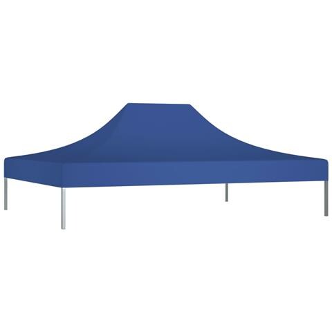 Tetto per Tendone per Feste 4x3 m Blu 270 g / m² - Foto 2