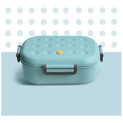 HTN Copertura In Silicone Bento Boxbox A Microonde Contenitori Di Stoccaggio Alimentare Con Compartimenti 1000 Ml (blu)