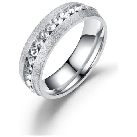 Anello In Acciaio Alla Moda Silver - Foto 1