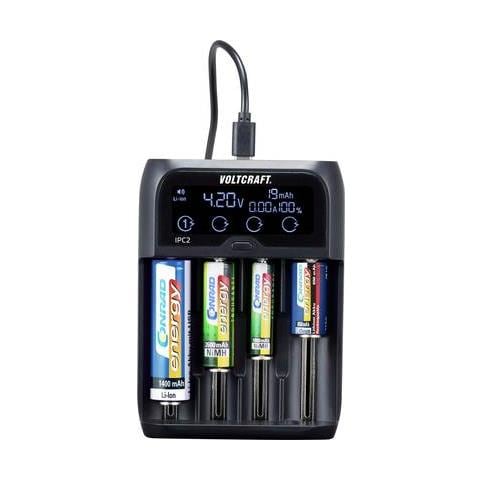 Ipc-2 Nimh, Nicd, Liion, Lifepo Mini (aaaa), Micro (aaa), Mignon (aa), Baby (c), Sub-c, A, 10440, 14500, 14650, 16340, 17355, 17500, 17650, 17670 (ipc-2) - Foto 1