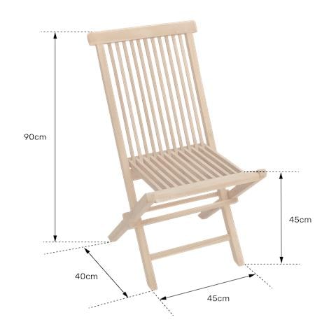 Set Di 2 Sedie Da Giardino In Teak Lombok - Foto 10