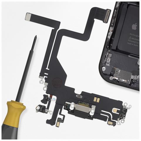 Connettore Ricarica Per Iphone 14 Pro, Porta Lightning + Microfono - Foto 4