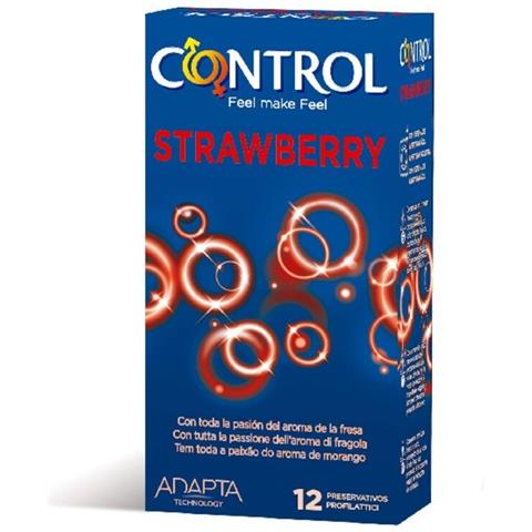 Preservativi Control 43224 Fragola (12 Uds) - Foto 1