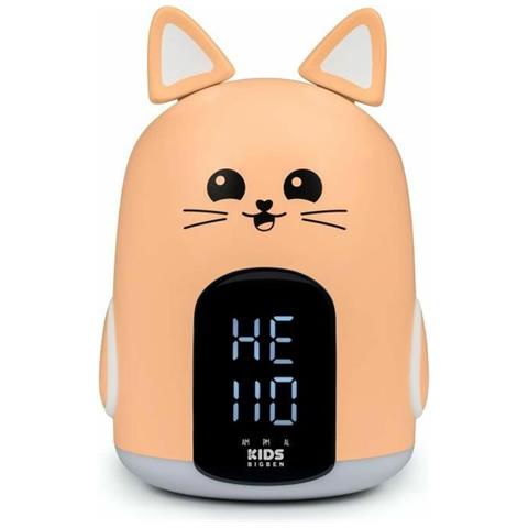 Buzzers Mia, La Sveglia Per Gatti Con 3 Melodie Personalizzabili, Arancione - Foto 1