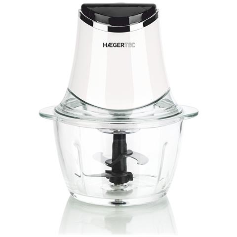 Tritatutto Elettrico CH-30W. 007A Capacita 1,2 L Potenza 300 W in Vetro Colore Bianco - Foto 3