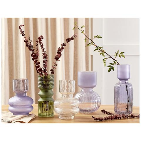 Vaso Da Fiori Rodia Vetro Trasparente - Foto 1