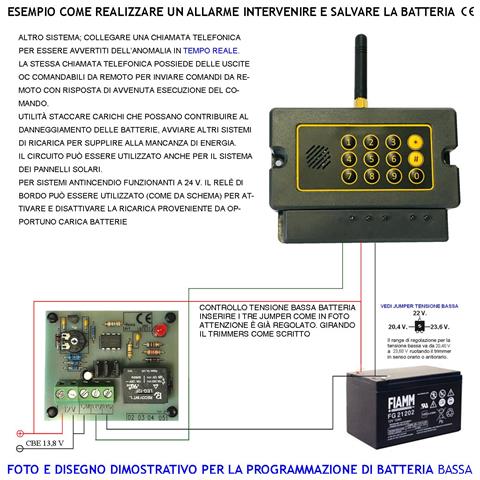 Circuito Salva Batteria 12 V Controlla La Tensione Di Scarica Tarato Ma Tarabile Intervento Relè Ritardato Per Evitare - Foto 2
