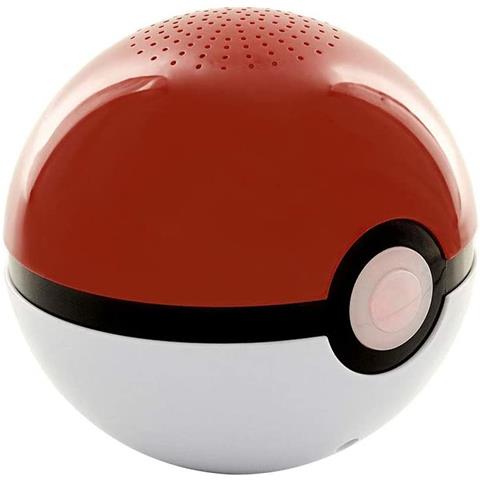 Altoparlante Bluetooth Wireless Sfera Poké Luminoso E Ricaricabile, Rosso - Foto 1