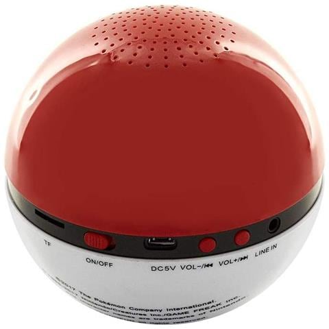 Altoparlante Bluetooth Wireless Sfera Poké Luminoso E Ricaricabile, Rosso - Foto 2