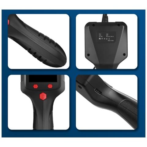 Telecamera Endoscopica Portatile Con Schermo Da 2,4 Pollici E 6 Luci Led 10 M - Foto 5