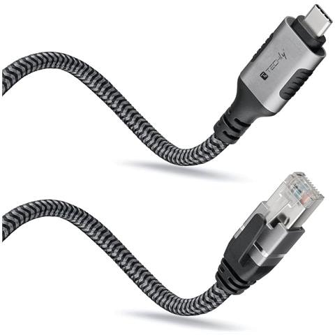 Cavo Usb-c Maschio A Ethernet Rj45 Maschio 3m - Foto 2