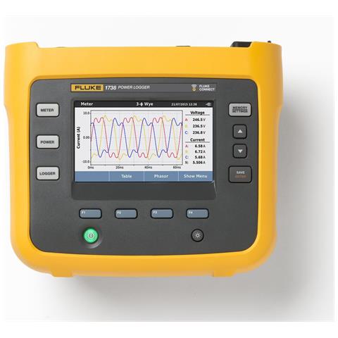 Fluke Power Logger Mit Erweitertem Funktionsumfang - Registrierungseinrichtung Fr Dreiphasige Leistungsmessung - Ip50 - Kensington - -10 - 50 C - -20 - 60 C - 10 - 95% (4563577) - Foto 1