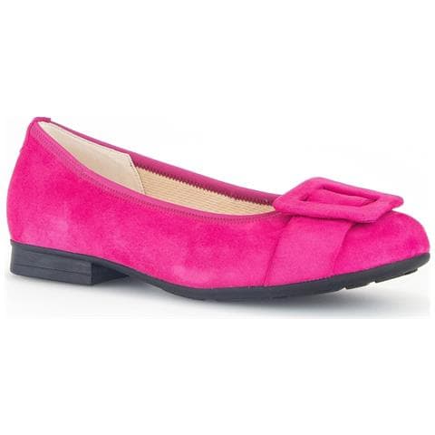 Pink Casual Closed Ballerinas Ballerine Pelle Scamosciata /nabuk Scarpe Donna Rosa Eu 36, 42.466.21 - Foto 1