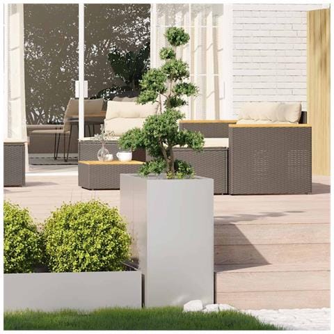 Fioriera 40x80x80 Cm In Acciaio Inox - Foto 3