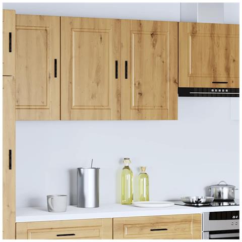 Pensile Da Cucina Porto Rovere Artigianale Legno Multistrato - Foto 3
