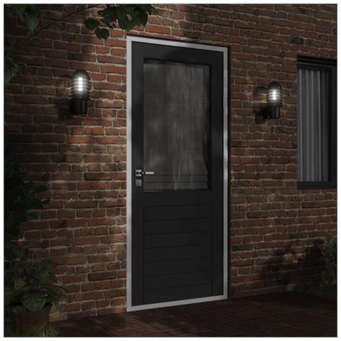 Lusso Casadino -  Applique Da Esterno 2 Pz Nere In Acciaio Inossidabile - Foto 2