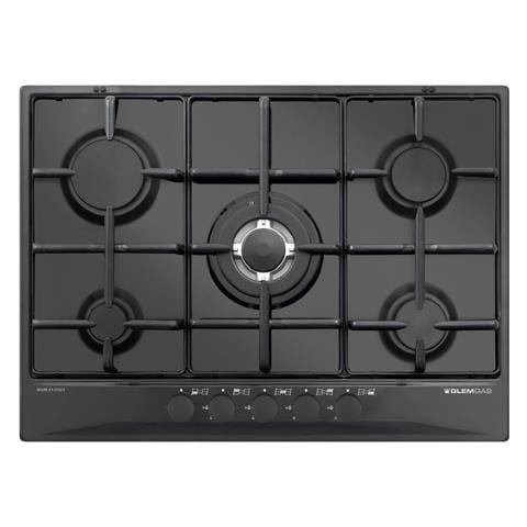 Piano Cottura GT755NC a Gas 5 Fuochi Gas Colore Nero - Foto 1