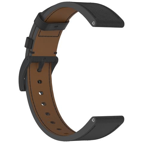 Cinturino In Pelle Premium Per Orologi Huawei E Honor Black 18 Mm - Foto 1