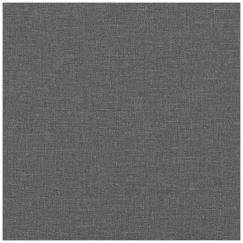 Set di Divani 3 pz con Cuscini Grigio Scuro in Tessuto - Foto 9
