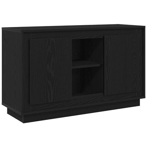 Buffet  Nero Rovere 102x35x60 cm Legno ingegnerizzato - Foto 1