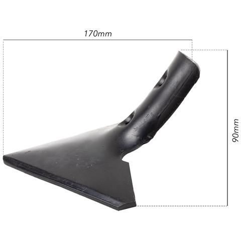 Vomere Lancio Piatto 150x6/45 Per Molle Per Vibrocoltivatori - Foto 5