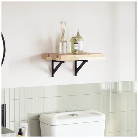 Piano per Tavolo 50x30x4cm Rettangolare Legno Massello Acacia - Foto 2