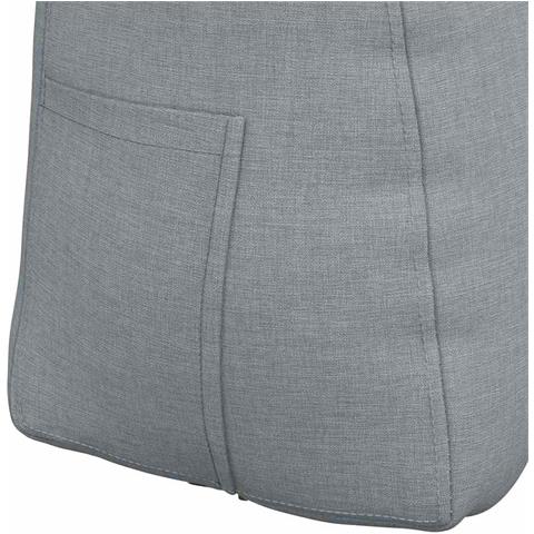 Cuscino per Schiena Grigio chiaro 45 x 24 x 50 cm Tessuto - Foto 9