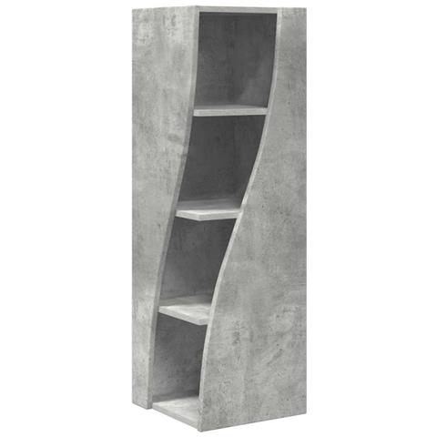 Mobile angolare Bianco 32x32x102cm Legno multistrato - Foto 1