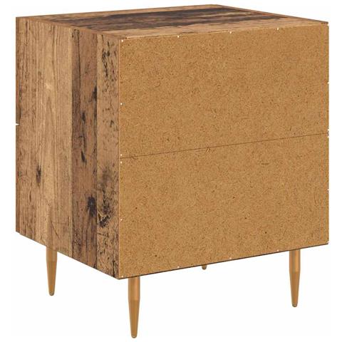 Armadio da Notte 2 pcs Legno vecchio 40 x 35 x 47,5 cm - Foto 9
