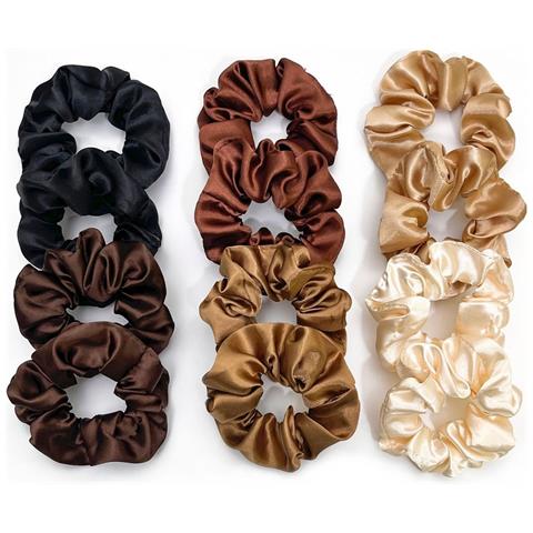 Set Di 6 Elastici Per Capelli Multicolori Per Donne E Ragazze - Foto 1