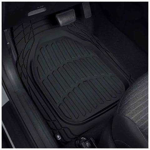 Tappetini Auto Universali Neri In Pvc - Set Da 3 Pezzi, Impermeabili E Antiscivolo - Foto 2