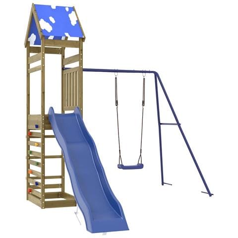 Set da Gioco da Esterno in Legno di Pino Impregnato - Foto 1