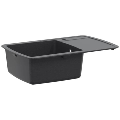 Lavello cucina a vasca singola Granito 78 x 50 x 31 cm Grafite - Foto 1
