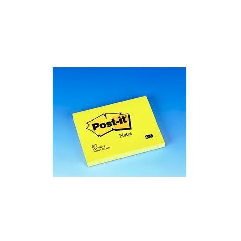 confezione da 12 pezzi - blocco 100fg ®giallo canary 76x102mm 657 - Foto 1