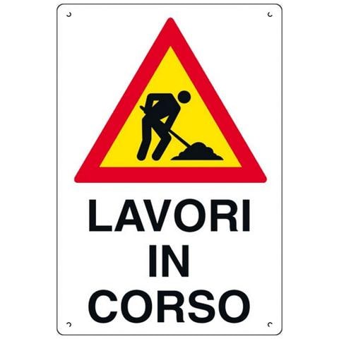 Cart. "lavori In Corso" 60x40po - Foto 1