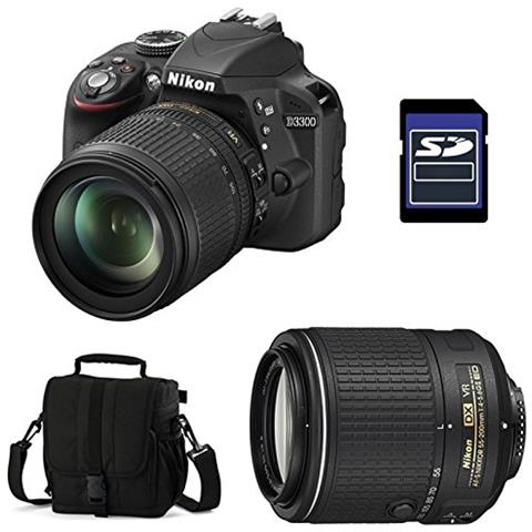 D3300 + 18105 Vr + 55200 Vrii + Sacca + Sd 4go - Foto 1