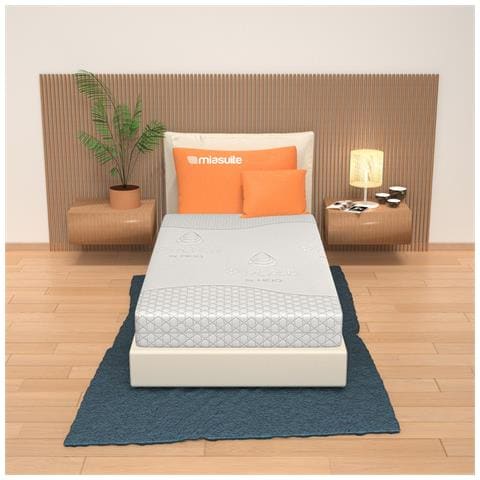 Materasso Memory Foam Singolo 80x190, Alto 21 cm - 4 Strati, Dispositivo Medico, Rivestimento Pure | Bora - Foto 5