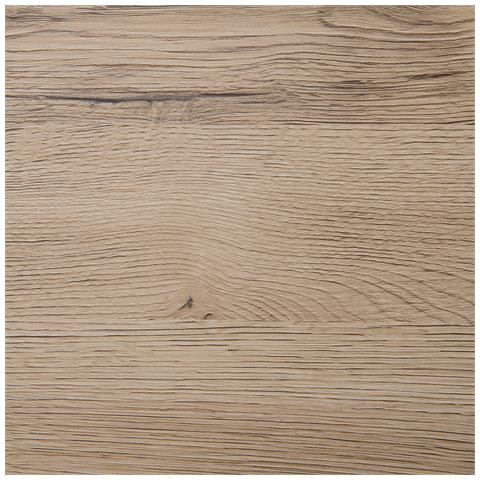 Tavolo Da Pranzo In Color Legno Chiaro E Nero 130x80cm Cambell - Foto 16