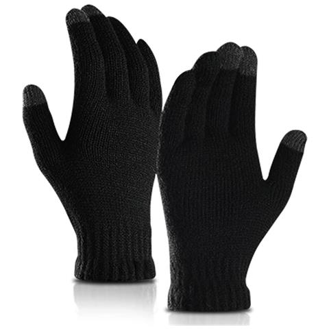 Guanti Pour Touchscreen Uomo Fluidità Touch Conservata Akashi Nero - Foto 11