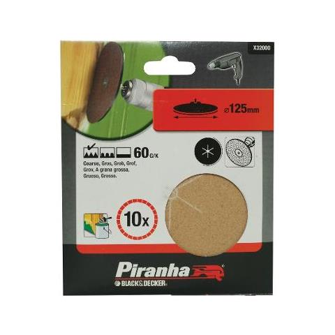 Conf. 10 Dischi Corindone Scuro Per Levigatura Gr 60 125 Mm - Foto 1