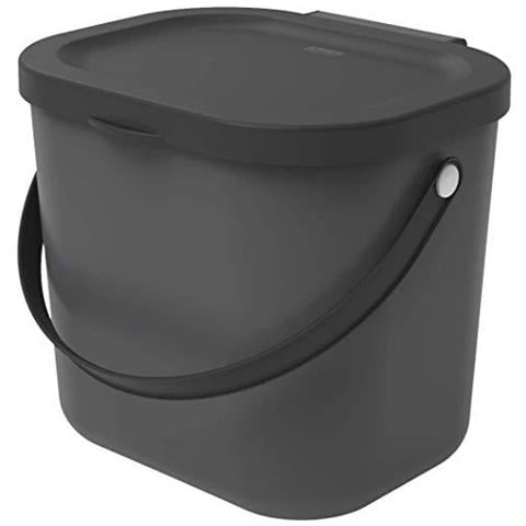 ROTHO Albula Bio Pattumiera 6 L Per La Cucina Plastica (pp) Bpa Antracite 6l (235 X 200 X 208 Cm) ROTHO Albula Bio Pattumiera 6 L Per La Cucina Plastica (pp) Bpa Antracite 6l (235 X 200 X 208 Cm)