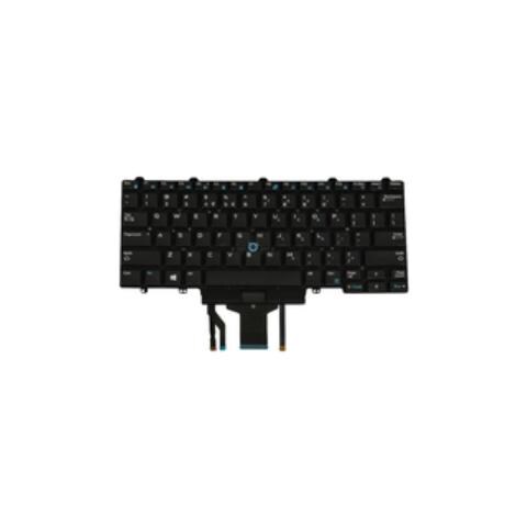 F2X80, Keyboard, , Latitude E5450, E7450, Nero, US International - Foto 1