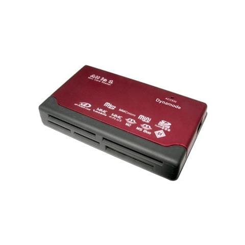 EXT-103C-WHY USB 2.0 Nero, Rosso lettore di schede - Foto 1