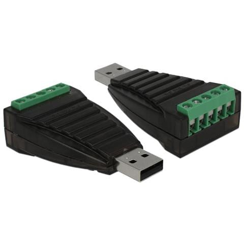 87738 cavo di interfaccia e adattatore USB Typ-A RS-422/485 Nero - Foto 1